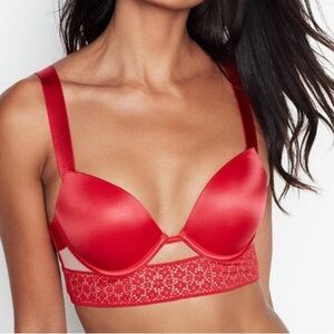NWOT Red VS Very Sexy Underwire Longline Bra